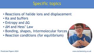 AQA A Level chemistry paper 3 predictions 2024 [upl. by Amairam]