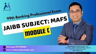 MFS Module C  JAIBB  Banking Diploma Exam [upl. by Burack845]