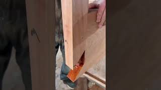 dovetail joint wood connection technology [upl. by Tressia154]