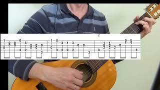 Guitar lesson  Fröhlicher Landmann  Robert Schumann   Guitar fingerstyle tutorial  TAB [upl. by Arathorn45]