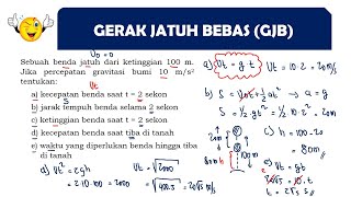 RUMUS GERAK JATUH BEBAS GJB FISIKA SMA [upl. by Oiceladni]