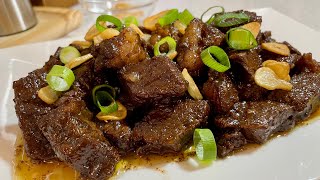 HOW TO COOK BEEF SALPICAO USING TOUGH MEAT l BEEF RECIPE PINOY STYLE l BEEF SALPICAO RECIPE [upl. by Kirby]