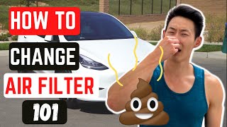 How to CHANGE TESLA Model 3Y Cabin Air Filter Its not THAT easy [upl. by Huldah533]