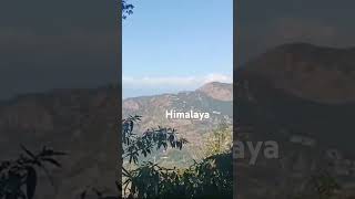 Himalaya parvat dikh rha h yha se nature youtubeshorts india villagelife [upl. by Mencher965]