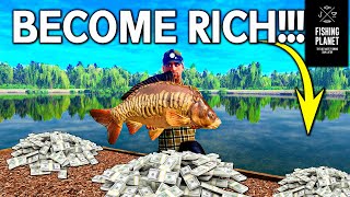 Beginners Guide to BECOME RICH EASY in Fishing Planet [upl. by Adliw]