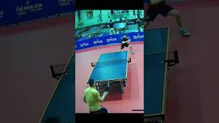 Table tennis forehand super shorts tabletennis pingpong tabletennisfunny [upl. by Peirsen]