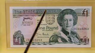 800 Years of Jersey Celebrated on a 1 Pound banknote [upl. by Petr236]