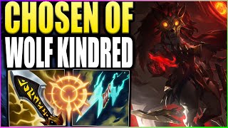 New Chosen Of The Wolf Kindred Skin  Shiv Rework  One Broken Kindred New Shiv Feels So Fun [upl. by Aicirtap]