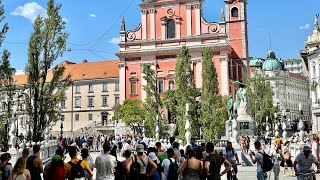 Slovenia Ljubljana walk tour Summer 2022 [upl. by Korff550]