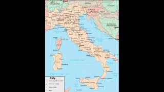 map of Italy [upl. by Yoreel]