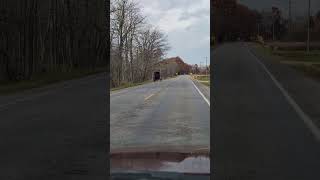 Normal Drive in my area 😂😂 youtube subscribe christmas amish short [upl. by Ehudd]