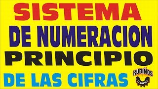 SISTEMA DE NUMERACIÓN Y EL PRINCIPIO FUNDAMENTAL DE LAS CIFRASEJEMPLOS [upl. by Tait725]