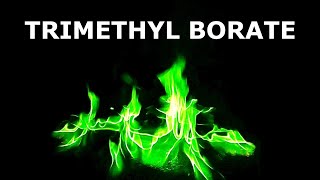 Making a Liqiud that Burns With a Green Flame  Trimethyl Borate [upl. by Slinkman]