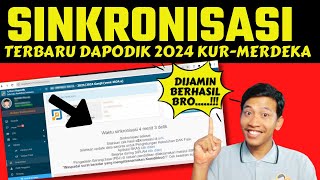 cara sinkronisasi dapodik 2024  CARA SINKRON DAPODIK 2024a TERBARU [upl. by Elisha]