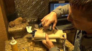 How To Make a Leather Western Cowboy Holster 23 [upl. by Adnwahs750]