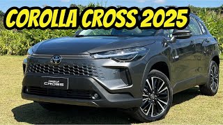 Toyota Corolla Cross 2025  NOVOS EQUIPAMENTOS NOVO DESIGN PREÇOS E VERSÕES [upl. by Eiramnna776]