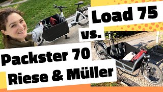 Packster 70 vs Load 75 2022 Mom Review English  Riese amp Müller Cargo Bikes Comparison [upl. by Ambrogino]