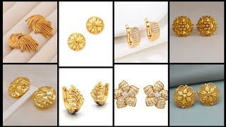 30latest Bridal Gold Earrings designs Most beautiful Gold Earrings designs New Earrings Designs [upl. by Aleunam989]