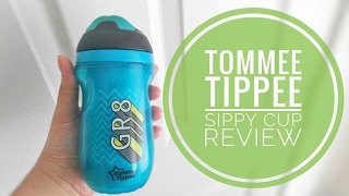 TOMMEE TIPPEE INSULATED SIPPER TUMBLR REVIEW  SPILL TEST [upl. by Nahgem]