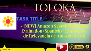 ⭐️ NEW Amazon Search Relevance Evaluation Spanish  Evaluación de Relevancia de Amazon 020 NEW [upl. by Zubkoff31]