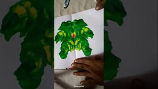 Yellow Green Combination Painting 🖌️🖌️🖌️🖌️🎨🎨🎨🎨trending art craft viralvideo [upl. by Annez]