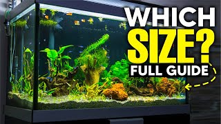 Aquarium Sizes  Whats The Perfect Size For YOU [upl. by Barn]