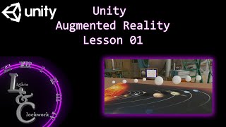 Unity Augmented Reality Tutorial Lesson 01  AR Simulation [upl. by Isbella232]