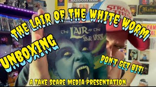 THE LAIR OF THE WHITE WORM Steelbook UNBOXING from VESTRON Video physicalmediaman [upl. by Nawk]