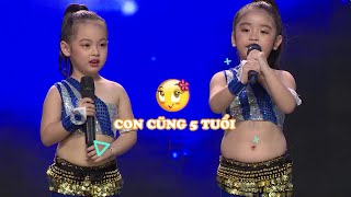 2 EM BÉ 5 TUỔI múa bụng SIÊU DẺO khiến cả khán đài ai cũng TRẦM TRỒ [upl. by Eintirb]