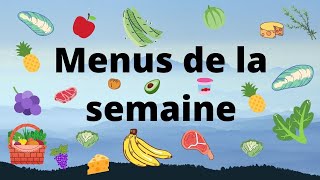 Menus de la semaine 5 budget amp blablatage [upl. by Imena231]