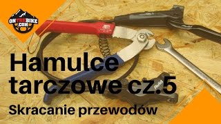 Serwis roweru  Hamulce tarczowe cz 5  Skracanie przewodów [upl. by Dusa]