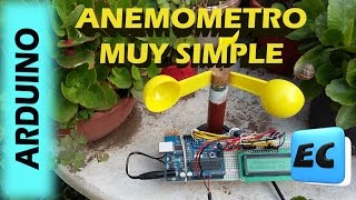 Como medir el viento muy fácil Anemometro simple y con ARDUINO [upl. by Crow]