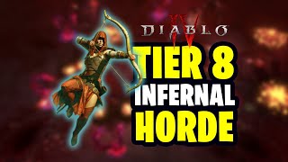 Andariels Rogue Tier 8 Infernal Horde  Diablo 4 Season 5 [upl. by Akisej]