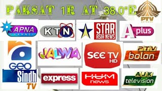 Paksat 1R at 380°E channels amp dish setting [upl. by Rustice]