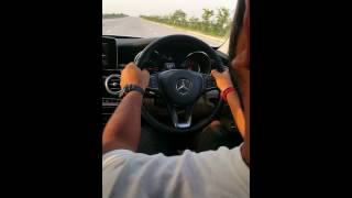 Mercedes c 200 top speed in India [upl. by Pearlstein933]