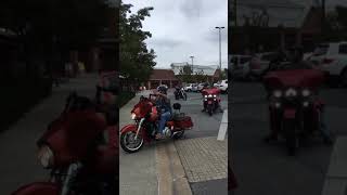 Pagans motorcycle club show up in the Maryland suburbs for lunch [upl. by Mima]