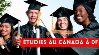 BOURSES  ETUDIEZ AU CANADA AVEC 0F [upl. by Jorgensen895]