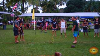 Keaukaha Makahiki 2014  Hawaiian quotKanequot games  quotPa Ume Umequot [upl. by Valina237]