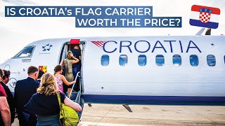 TRIPREPORT  Croatia Airlines ECONOMY  Vienna  Zagreb  Split  Dash 8 Q400  Airbus A319 [upl. by Ariam]