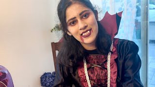 এবছর বাচ্চাদের Halloweenমেহার vampire মেকআপবিকেলে Trick o treatমেহার বন্ধুকে শেষে prank [upl. by Edniya526]