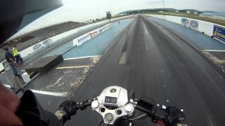 88 in Sportster Helmet cam drag race [upl. by Umeko]