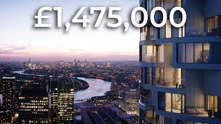 Touring a £1475000 Canary Wharf Apartment  London property tour [upl. by Notsruht608]