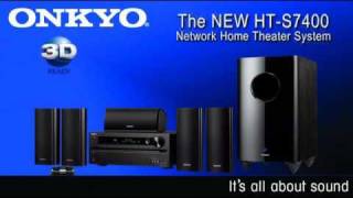 ONKYO HTS7400 [upl. by Prudie391]