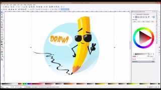 Drawing a fun pencil mascot with Inkscape [upl. by Aihsel]