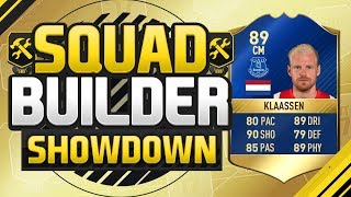 FIFA 17 SQUAD BUILDER SHOWDOWN EVERTONS TEAM OF THE SEASON KLAASSEN New Signing Davy Klaassen [upl. by Yesnel]