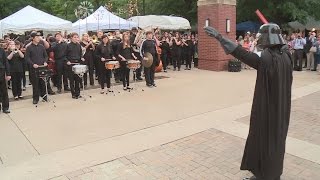 Knoxville Youth Symphony Orchestra performs Star Wars flash mob [upl. by Nerraj]