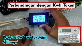 Review amp Cara Setting KWh Meter Digital 20A 6 In 1 Perbandingan KWh Meter Digital Dengan KWh Token [upl. by Kunin]