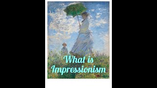 Impressionism part1 what is impressionism Anjum tehzeeb Malik [upl. by Jemine]