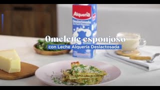 Omelette esponjoso con Leche Alquería Deslactosada [upl. by Philan]