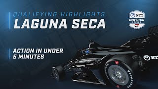 Qualifying Highlights  2023 Firestone Grand Prix of Monterey at Laguna Seca  INDYCAR [upl. by Marjana]